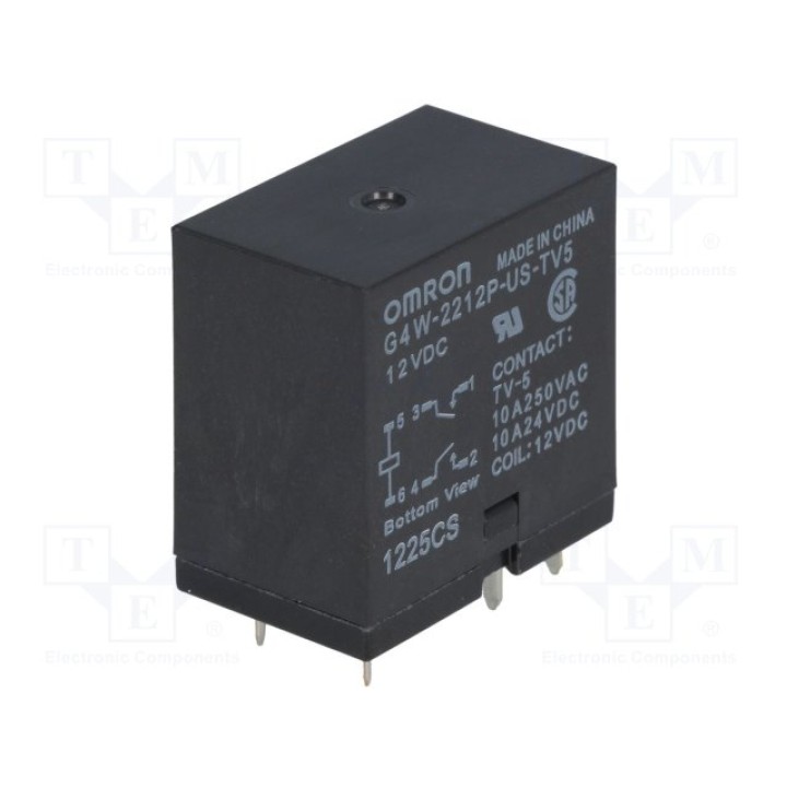 Силовое реле OMRON G4W-2212PUSTV512DC(G4W-2212P-US-TV5 12VDC)