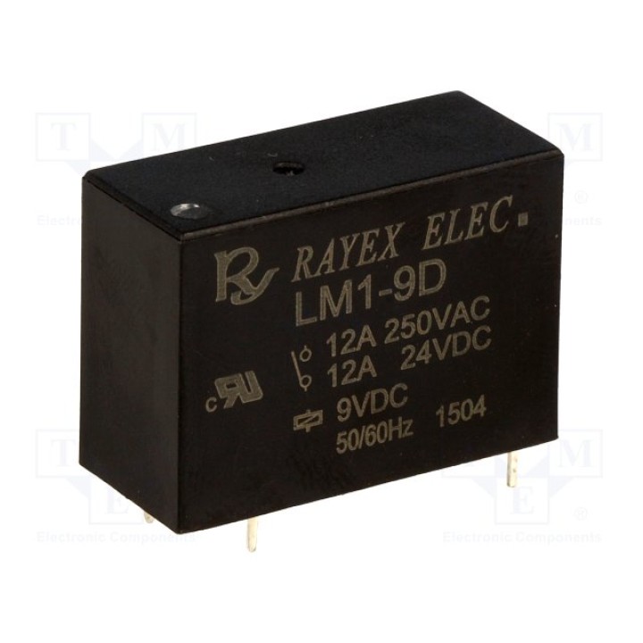 Электромагнитное реле RAYEX ELECTRONICS LM1-9D(LM1-9D)