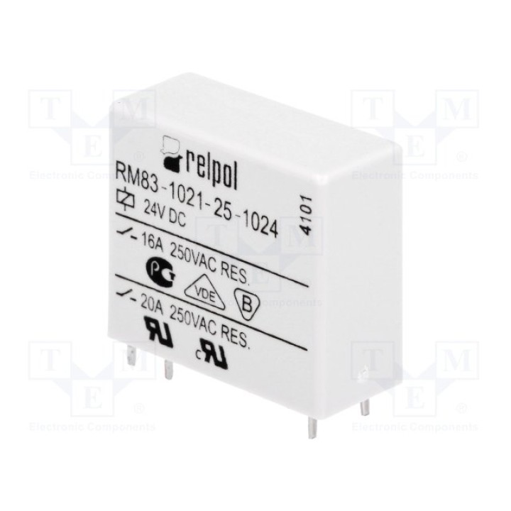 Электромагнитное реле RELPOL RM83-Z-24V(RM83-1021-25-1024)