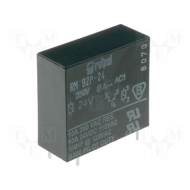 Электромагнитное реле RELPOL RM92-P-6VDC(RM92-1011-25-1005)