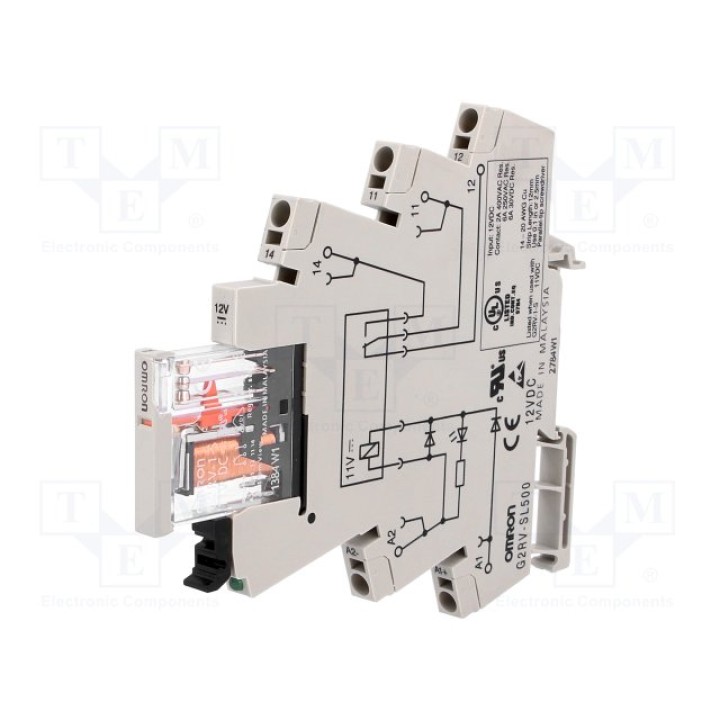 Интерфейсное реле OMRON G2RVSL50012DC(G2RV-SL500 12VDC)
