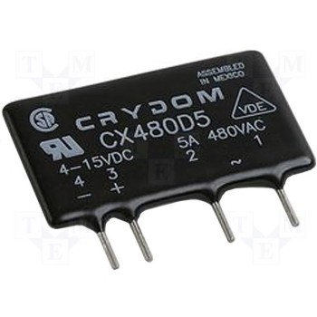Однофазное твердотельное реле CRYDOM CX480D5 