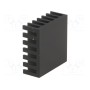 Радиатор штампованный черный FISCHER ELEKTRONIK ICK BGA 25 X 25 X 10 (ICKBGA25X25X10)