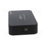 Зарядустр USB Uпит 100-240ВAC LVSUN LS-Q4U BLACK (LS-Q4U-BK)