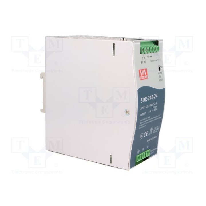 SDR-240-24 за 10 460.16 ₽ в наличии производства MEAN WELL