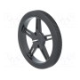 Колесо черный POLOLU POLOLU WHEEL 60X8MM PAIR – BLACK (POLOLU-1420)