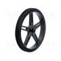 Колесо черный POLOLU POLOLU WHEEL 70X8MM PAIR – BLACK (POLOLU-1425)