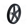 Колесо черный POLOLU POLOLU WHEEL 70X8MM PAIR – BLACK (POLOLU-1425)