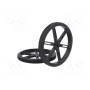 Колесо черный POLOLU POLOLU WHEEL 90X10MM PAIR – BLACK (POLOLU-1435)