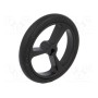 Колесо черный POLOLU POLOLU WHEEL 40?7MM - BLACK (POLOLU-1452)