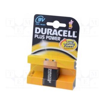 Батарея щелочная DURACELL BAT-6LR61-DR-PLUS