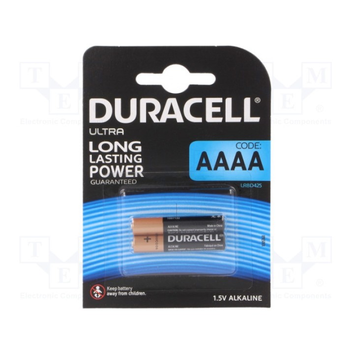 Батарея щелочная DURACELL AAAA (K2) (BAT-AAAA-DR-B2)