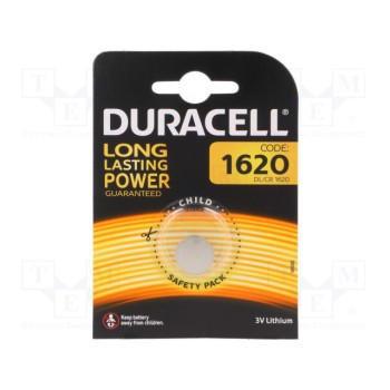 Батарея литиевая DURACELL BAT-CR1620-DR-B1