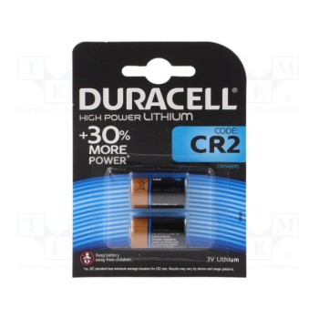 Батарея литиевая DURACELL BAT-CR2-DR-B2