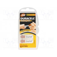 Батарея цинк-воздушная (ZnO2) DURACELL BAT-DR312ET-6