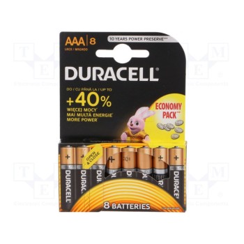 Батарея щелочная DURACELL BAT-LR3-DR-B8
