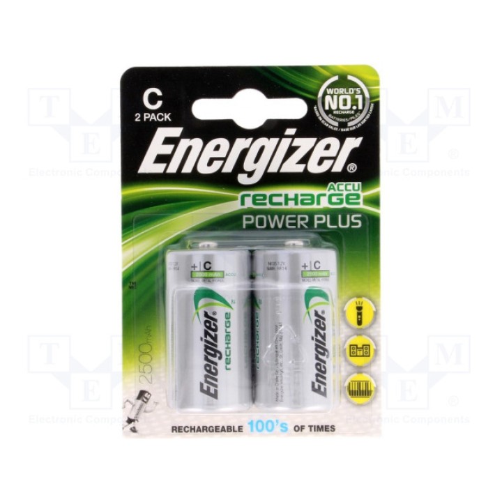 Аккум Ni-MH ENERGIZER S24O-ACCU-R14-2500-EG-B (ACCU-R14-2500-EG-B)