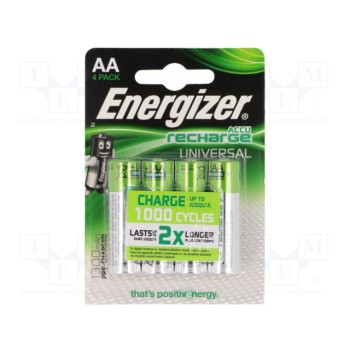 Аккум Ni-MH AA ENERGIZER ACCU-R6-1300-EG-B4