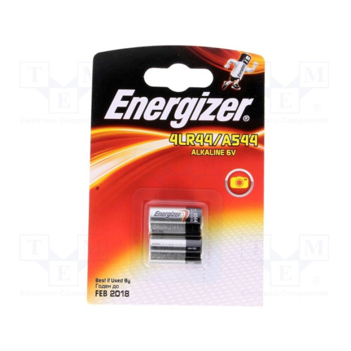 Батарея щелочная 6В ENERGIZER A544 (BAT-A544-EG-B2)