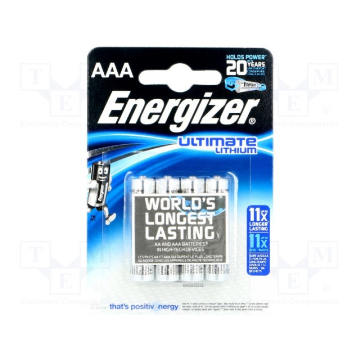 Батарея литиевая ENERGIZER S24O-BAT-FR03-EGL-B4 (BAT-FR03-EGL-B4)