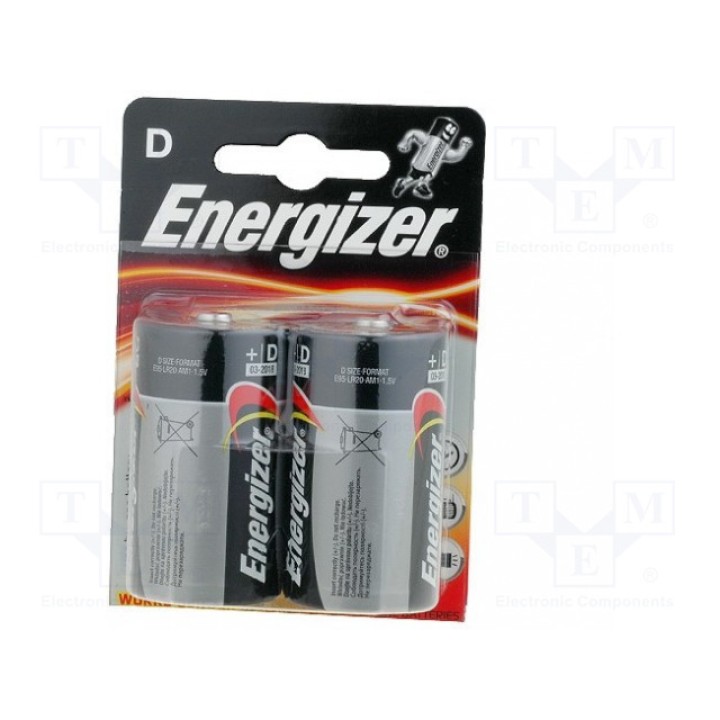 Батарея щелочная 1,5В ENERGIZER S24O-BAT-LR20-EGB-B (BAT-LR20-EGB-B)