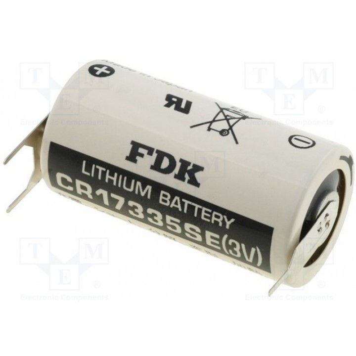 Батарея литиевая FDK S24O-BAT-CR17335-PCB (BAT-CR17335-PCB)