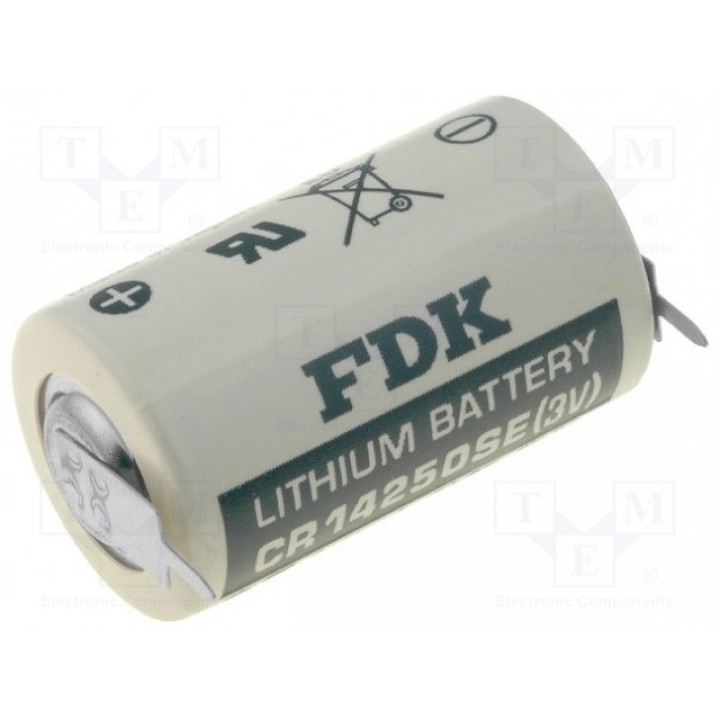 Батарея литиевая 3В FDK S24O-BR-CR14250-PCB (BR-CR14250-PCB)