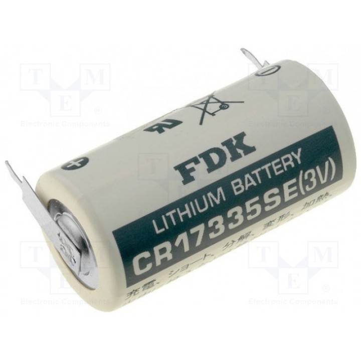 Батарея литиевая FDK S24O-BR-CR17335-PCB (BR-CR17335-PCB)
