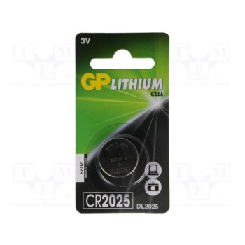 Батарея литиевая GP BAT-CR2025-GP-BL1