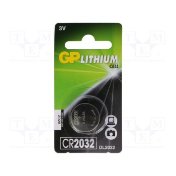 Батарея литиевая GP BAT-CR2032-GP-BL1