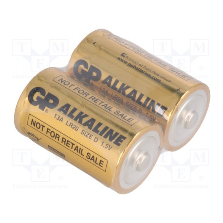 Батарея щелочная GP GP R20A (BAT-LR20-GP-I-S2)