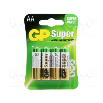 Батарея щелочная GP BAT-LR6-GP-B4
