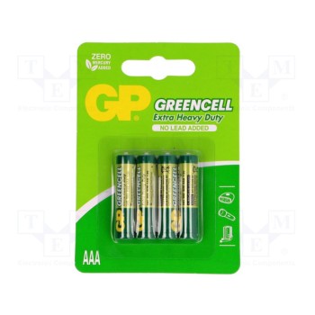 Батарея цинк-хлоридная GP BAT-R03-GP-B4