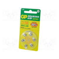 Батарея цинк-воздушная (ZnO2) GP BAT-ZA10-GP-B6