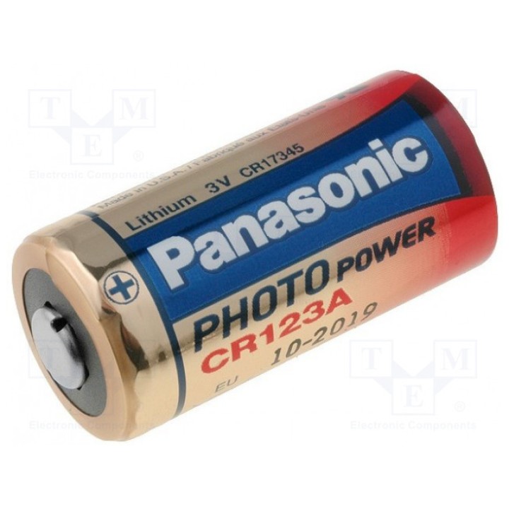 Батарея литиевая PANASONIC S24O-BAT-CR123A-V (BAT-CR123A-V)