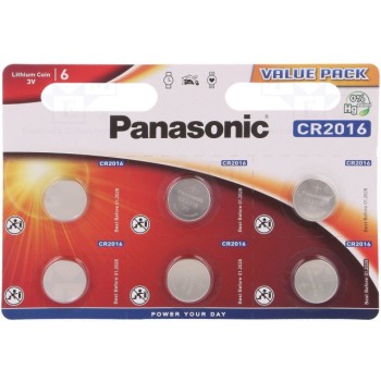 Батарея литиевая PANASONIC BAT-CR2016-P-B6