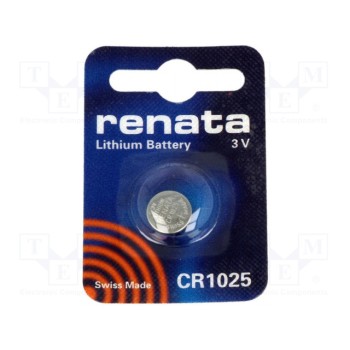 Батарея литиевая RENATA BAT-CR1025-RE-B