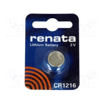 Батарея литиевая RENATA BAT-CR1216-RE-B