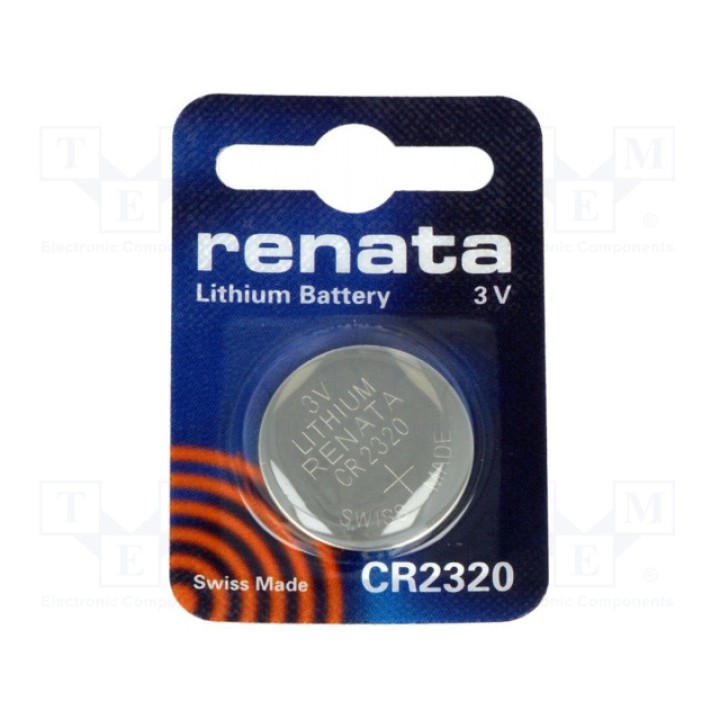 Батарея литиевая RENATA CR2320 (BAT-CR2320-RE-B)