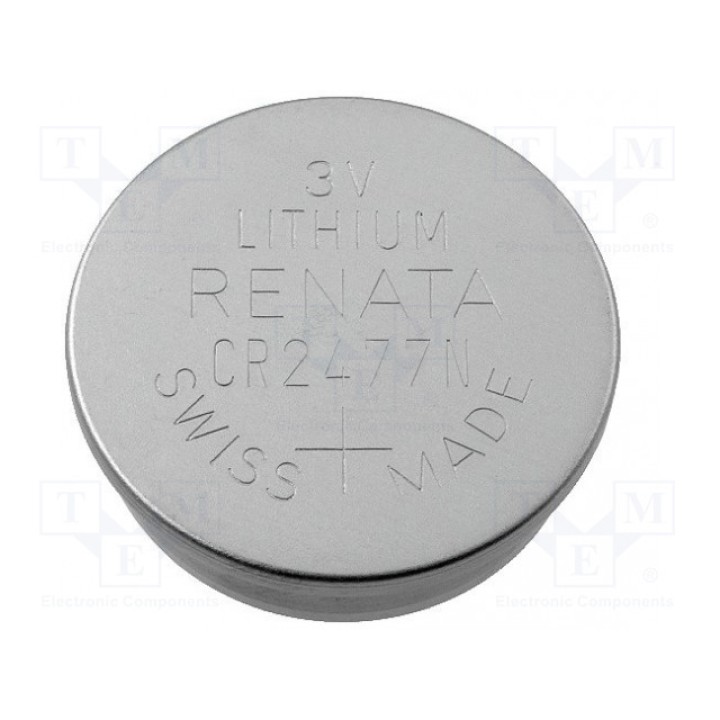 Батарея литиевая RENATA CR2477N (BAT-CR2477N-RN)