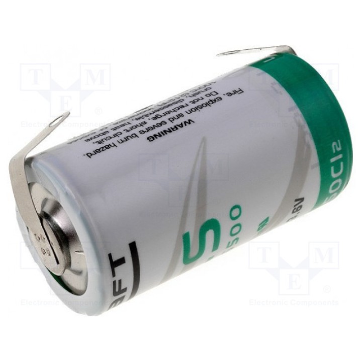 Батарея литиевая 3,6В SAFT LS 26500CNR (SAFT-LS26500CNR)