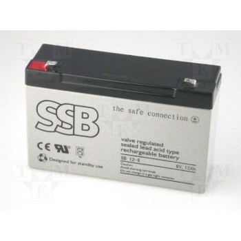 Аккум свиноцово-кислотный SSB ACCU-HP12-6-S