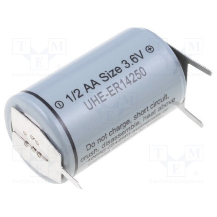 Батарея литиевая 3,6В ULTRALIFE ER14250PF (BAT-ER14250-PF-UL)