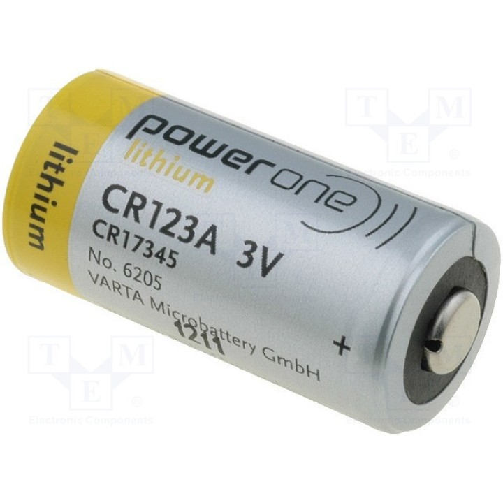 Батарея литиевая VARTA MICROBATTERY 6205 210 501 (BAT-CR123-V)