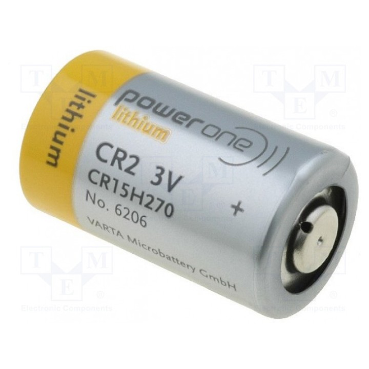 Батарея литиевая 3В VARTA MICROBATTERY 6206 210 501 (BAT-CR2-V)