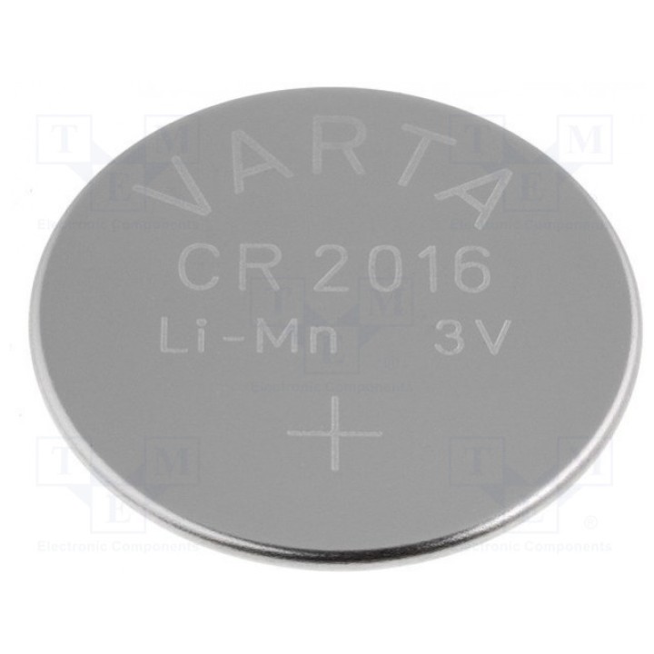 Батарея литиевая VARTA MICROBATTERY 6016 101 501 (BAT-CR2016-VA)