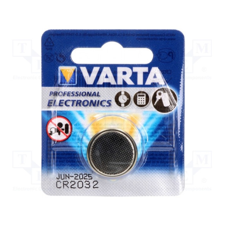 Батарея литиевая VARTA 6032 101 401 (BAT-CR2032-V-B1)