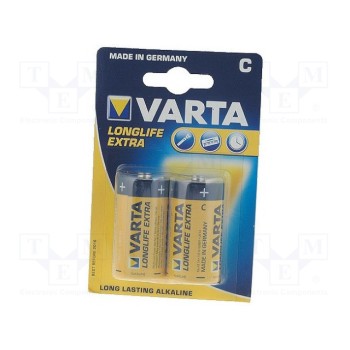 Батарея щелочная 1,5В VARTA BAT-R14-VL