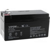 Аккум свиноцово-кислотный VIPOW ACCU-HP1.3-12