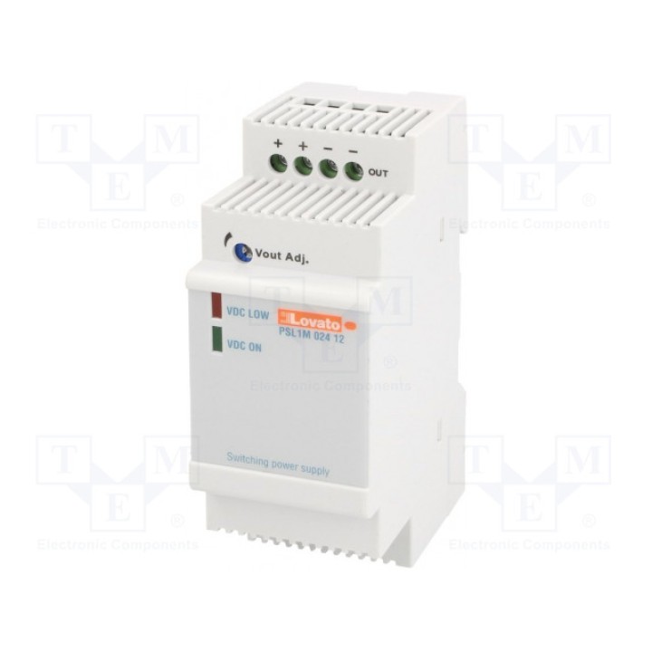 Блок питания импульсный 24Вт LOVATO ELECTRIC PSL1M02412 (PSL1M02412)